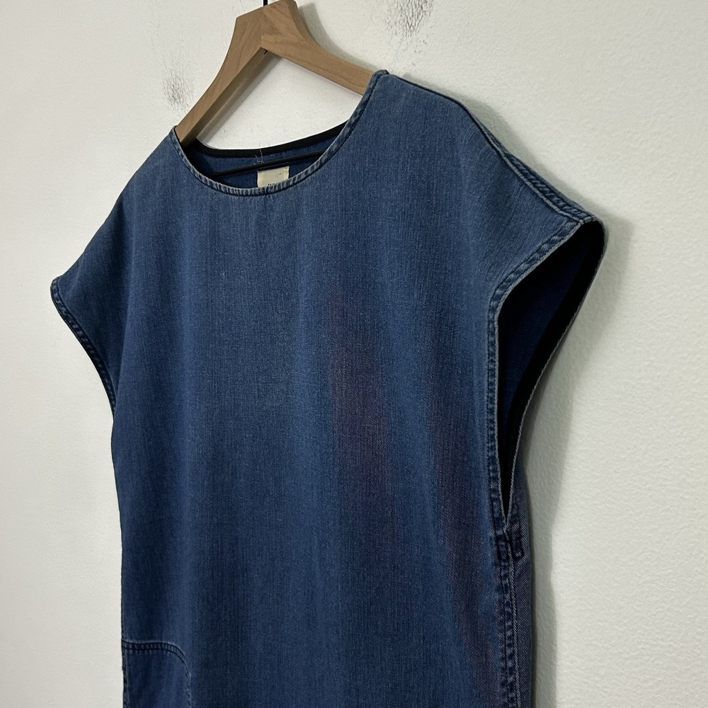 Wilfred Blue Denim Mini Dress - Picture 4 of 14